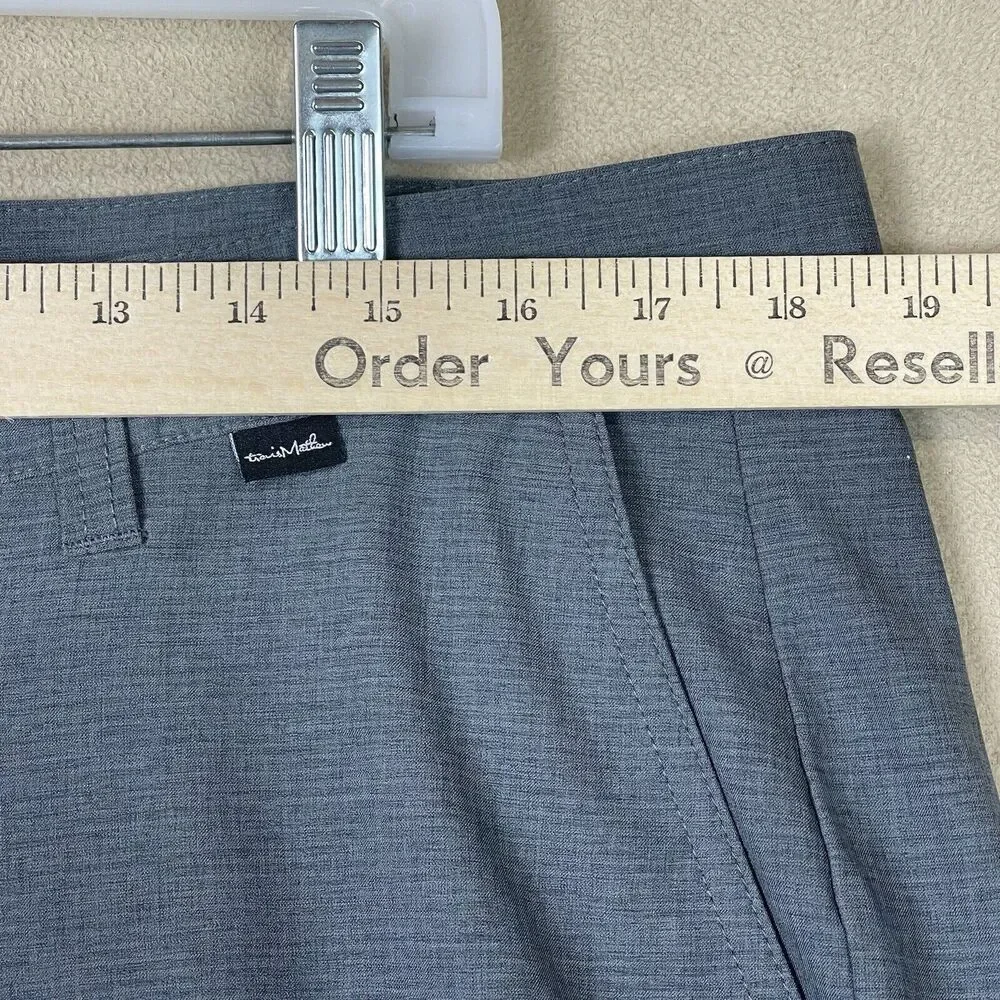 Travis Mathew Shorts Mens 36 Gray Golf Golfing Rugby‎ Preppy Short Adultf